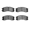4000-0399-00 Front 4000 HybriDynamic Brake Pads 1988-1992 Ford, Mazda Probe, 626, Mx-6 - image 1