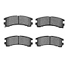 4000-0401-00 Rear 4000 HybriDynamic Brake Pads 1988-1995 Nissan Pathfinder - image 1