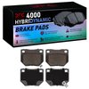 4000-0461-00 Rear 4000 HybriDynamic Brake Pads 1989-1996 Nissan 300Zx Turbo, 300Zx, 1989-1996 Nissan 300Zx Turbo, 300Zx - image 4