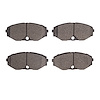 4000-0486-00 Front 4000 HybriDynamic Brake Pads 1990-1995 Infiniti Q45, 1990-1995 Infiniti Q45 - image 1