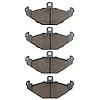 4000-0491-10 Rear 4000 HybriDynamic Brake Pads Fits Select Lotus, Tesla, Lotus, Tesla - image 1