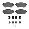 3000-Series Ceramic Brake Pads & Hardware Kit, 1992-2006 Ford/Lincoln/Mercury/Mazda, Position: Front - image 1