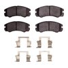 3000-Series Ceramic Brake Pads & Hardware Kit, 1992-2002 Multiple Makes/Models, Position: Front - image 1