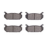 4000-0584-00 Rear 4000 HybriDynamic Brake Pads 1993-2002 Ford, Mazda Probe, 626, Mx-6 - image 1