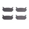 4000-0584-00 Rear 4000 HybriDynamic Brake Pads 1993-2002 Ford, Mazda Probe, 626, Mx-6 - image 2
