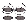 4000-0590-00 Front 4000 HybriDynamic Brake Pads 1991-1995 Alfa Romeo 164, 1991-1995 Alfa Romeo 164 - image 1