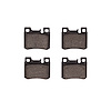 4000-0620-00 Rear 4000 HybriDynamic Brake Pads 1986-1995 Mercedes-Benz 190E, C280, 300E, C220 - image 1
