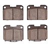 4000-0631-00 Rear 4000 HybriDynamic Brake Pads Fits Select Dodge/Ram, Mitsubishi, Dodge/Ram, Mitsubishi - image 1