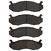 4000-0788-00 Front 4000 HybriDynamic Brake Pads 1996-2006 Hummer H1, 1996-2006 Hummer H1 - image 1