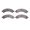 4000-0989-00 Rear 4000 HybriDynamic Brake Pads Fits Select Chevrolet, GMC - image 1