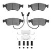 3000-Series Semi-Metallic Brake Pads & Hardware Kit, 2004-2011 Audi/Volkswagen, Position: Front - image 1