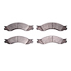 4000-1064-00 Rear 4000 HybriDynamic Brake Pads 2004-2010 Chevrolet, GMC C5500 Kodiak, C4500 Kodiak, C5500 Topkick, C4500 Topkick - image 1