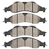 4000-1278-00 Front 4000 HybriDynamic Brake Pads 2007-2009 Ford, Lincoln Expedition, Navigator - image 1