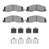 3000-Series Semi-Metallic Brake Pads & Hardware Kit, 2009-2018 Mopar, Position: Front - image 1