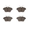 3000-Series Semi-Metallic Brake Pads & Hardware Kit, 1998-2004 Alfa Romeo, Position: Rear