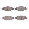 3000-Series Ceramic Brake Pads & Hardware Kit, 2004-2008 Renault, Position: Front