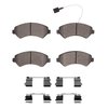 3000-Series Semi-Metallic Brake Pads & Hardware Kit, Fits Select Mopar, Position: Front - image 1