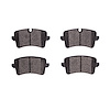 4000-1547-10 Rear 4000 HybriDynamic Brake Pads 2012-2013 Audi A6 Quattro, A6 Fwd, 2012-2013 Audi A6 Fwd, A6 Quattro - image 1