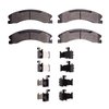 3000-Series Ceramic Brake Pads & Hardware Kit, Fits Select Multiple Makes/Models, Position: Fr,Front,Rear,Rr - image 1