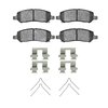 3000-Series Ceramic Brake Pads & Hardware Kit, 2013-2016 Mopar, Position: Rear - image 1
