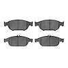 4000-1652-00 Front 4000 HybriDynamic Brake Pads 2012-2014 Mercedes-Benz E550, 2012-2014 Mercedes-Benz E550 - image 1