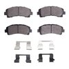 3000-Series Ceramic Brake Pads & Hardware Kit, 2012-2017 GM, Position: Front