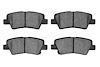 4000-1813-00 4000 HybriDynamic Rear Brake Pad Set Fits Select Hyundai, Kia Models - image 1