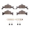 3000-Series Ceramic Brake Pads & Hardware Kit, Fits Select Audi/Volkswagen, Position: Front - image 1