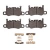 3000-Series Semi-Metallic Brake Pads & Hardware Kit, 2017-2021 Porsche, Position: Rear - image 1