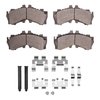 3000-Series Ceramic Brake Pads & Hardware Kit, Fits Select Lexus/Toyota/Scion, Position: Front - image 1