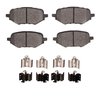 3000-Series Ceramic Brake Pads & Hardware Kit, Fits Select Acura/Honda, Position: Rear - image 1