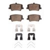 3000-Series Ceramic Brake Pads & Hardware Kit, Fits Select Volvo, Position: Rear - image 1