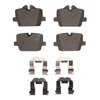 3000-Series Ceramic Brake Pads & Hardware Kit, Fits Select Multiple Makes/Models, Position: Rear - image 1