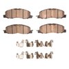 3000-Series Ceramic Brake Pads & Hardware Kit, Fits Select Ford/Lincoln/Mercury/Mazda, Position: Front - image 1