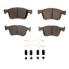 3000-Series Ceramic Brake Pads & Hardware Kit, Fits Select Ford/Lincoln/Mercury/Mazda, Position: Front - image 1