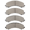 4000-2405-00 Rear 4000 HybriDynamic Brake Pads Fits Select Chevrolet, GMC - image 1