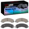 4000-2405-00 Rear 4000 HybriDynamic Brake Pads Fits Select Chevrolet, GMC - image 4