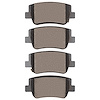 4000-2417-00 Rear 4000 HybriDynamic Brake Pads 2021-2024 Hyundai, Kia Sonata, K5, 2021-2024 Hyundai, Kia Sonata, K5 - image 1