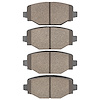 4000-2460-00 Rear 4000 HybriDynamic Brake Pads 2022-2024 Jeep Grand Cherokee - image 1
