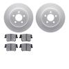 4202-39041 Geospec Brake Rotors w/Heavy-Duty Brake Pads Kit, Fits Select Mopar, Position: Rear - image 1