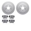 4202-39045 Geospec Brake Rotors w/Heavy-Duty Brake Pads Kit, Fits Select Mopar, Position: Rear - image 1