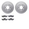 4202-40120 Geospec Brake Rotors w/Heavy-Duty Brake Pads Kit, 1998-1999 Mopar, Position: Front - image 1