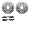 4202-40132 Geospec Brake Rotors w/Heavy-Duty Brake Pads Kit, 2002-2018 Mopar, Position: Rear - image 1