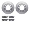 4202-40138 Geospec Brake Rotors w/Heavy-Duty Brake Pads Kit, 2003-2008 Mopar, Position: Rear - image 1