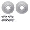 4202-40153 Geospec Brake Rotors w/Heavy-Duty Brake Pads Kit, 2014-2021 Mopar, Position: Front - image 1