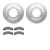 4202-40156 Geospec Brake Rotors w/Heavy-Duty Brake Pads Kit, 2008-2021 Multiple Makes/Models, Position: Rear - image 1