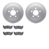 4202-42005 Geospec Brake Rotors w/Heavy-Duty Brake Pads Kit, 2003-2007 Mopar, Position: Rear - image 1