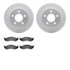4202-42071 Geospec Brake Rotors w/Heavy-Duty Brake Pads Kit, 1990-1999 Mopar, Position: Front - image 1