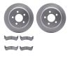 4202-42073 Geospec Brake Rotors w/Heavy-Duty Brake Pads Kit, 1993-1994 Mopar, Position: Rear - image 1