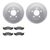 4202-42079 Geospec Brake Rotors w/Heavy-Duty Brake Pads Kit, 1999-2006 Mopar, Position: Front - image 1